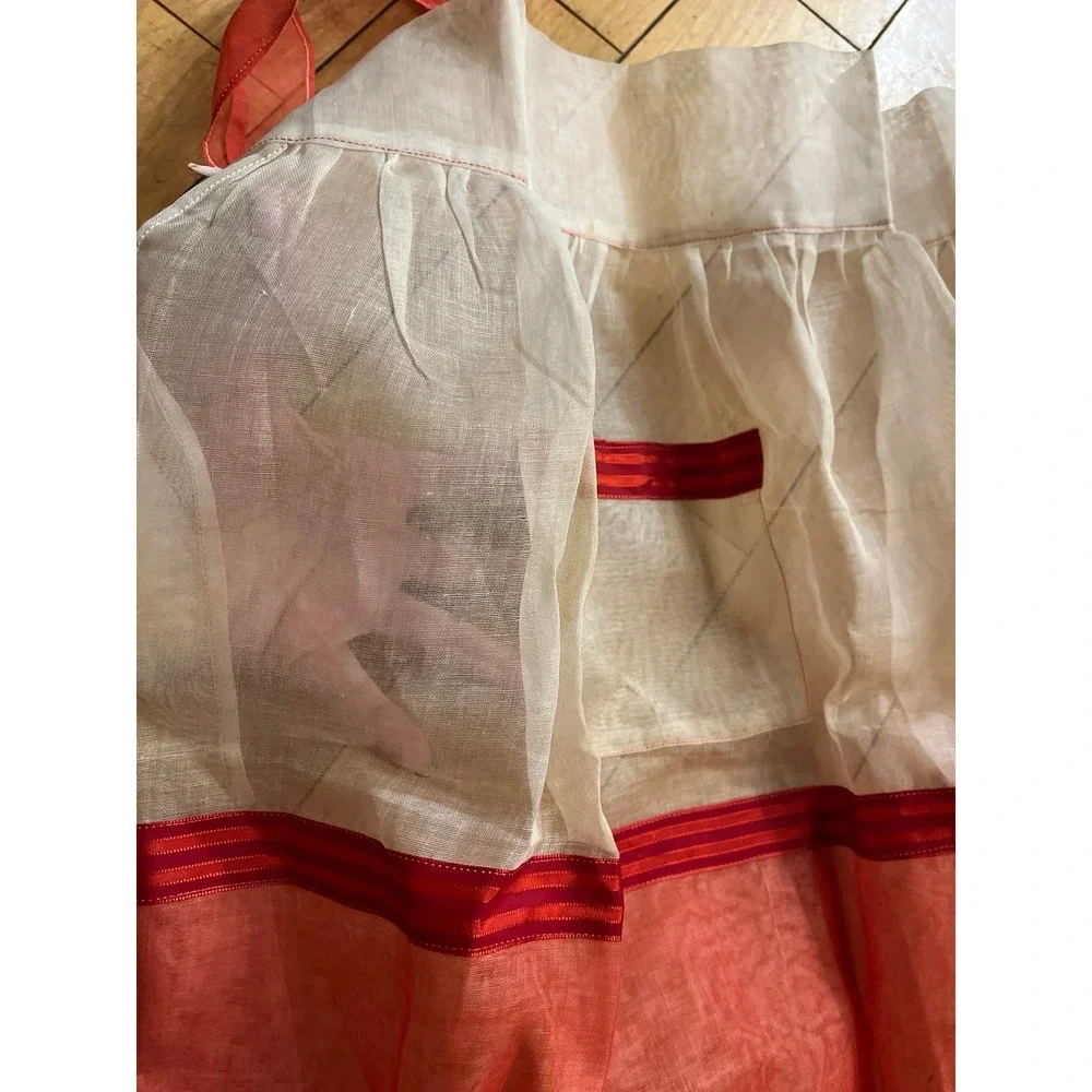Handmade ivory red